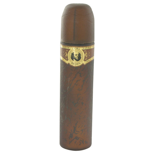 CUBA Brown by Fragluxe Eau De Toilette Spray (unboxed) 3.4 oz for Men