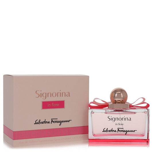 Signorina In Fiore by Salvatore Ferragamo Eau De Toilette Spray 3.4 oz for Women