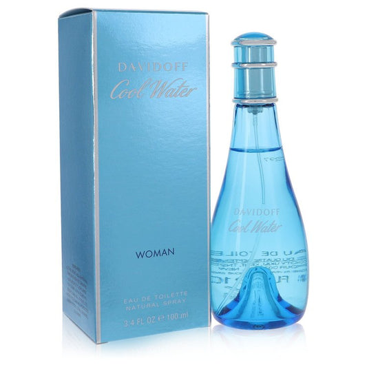 Cool Water by Davidoff Gift Set -- 3.4 oz Eau De Toilette Spray + 2.5 oz Body Lotion + 2.5 oz Shower Gel for Women