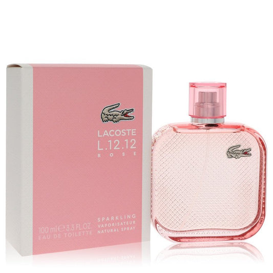 Lacoste Eau De Lacoste L.12.12 Rose Sparkling by Lacoste Eau De Toilette Spray (Tester) 3.3 oz for Women